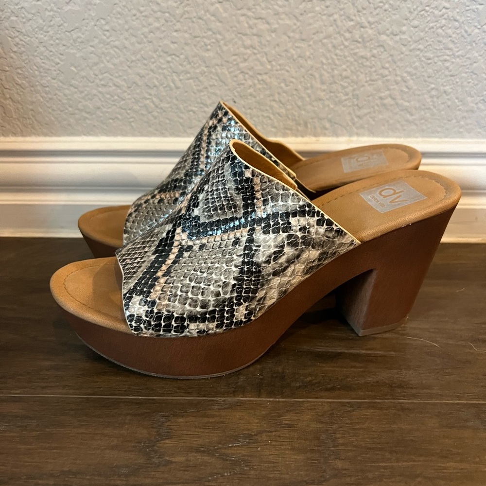 Dolce Vita Snakeskin Heels